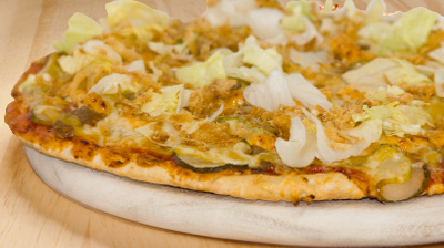 Cheeseburger Pizza